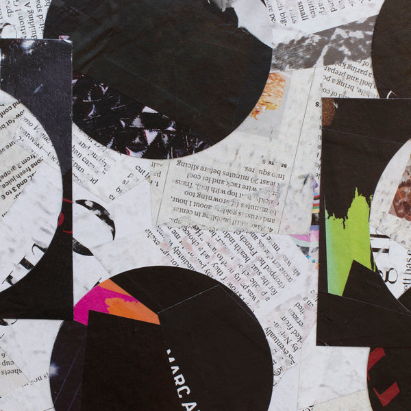 "Connections," original collage, 24" x 30"