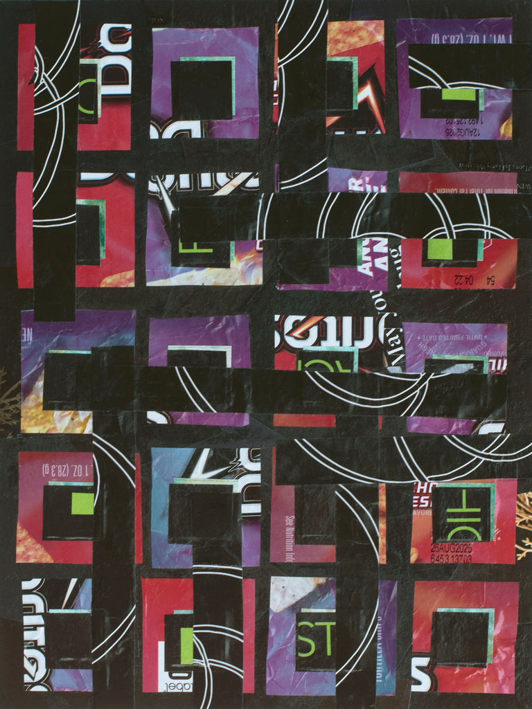 "Doritos," original collage, 12" x 9"