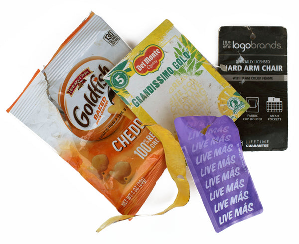 "Live Mas," original collage, 9" x 12"