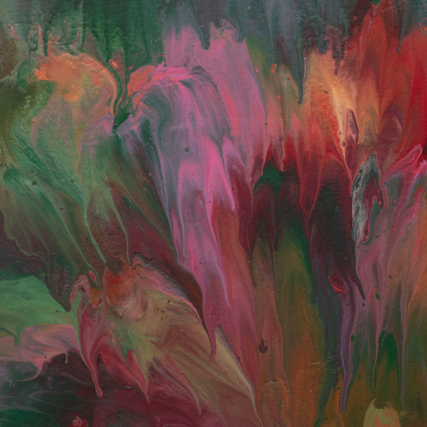 "Garden Party," original painting, 24" x 30"