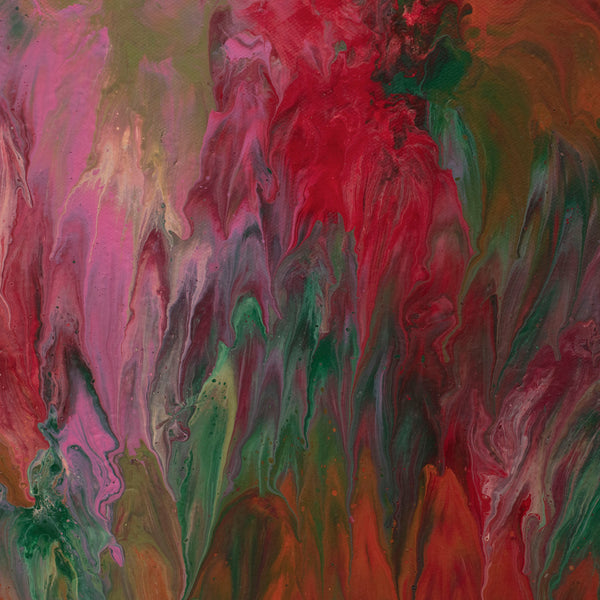 "Garden Party," original painting, 24" x 30"