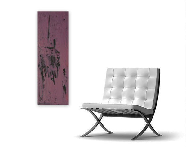 "Zen Moment," original painting, 36" x 12"