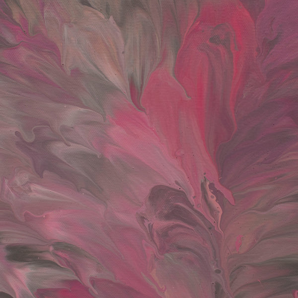 "Persephone Rising," original painting, 36" x 12"