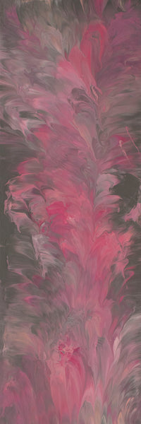 "Persephone Rising," original painting, 36" x 12"