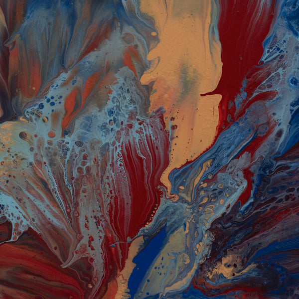 "Flash," original painting, 30" x 15"