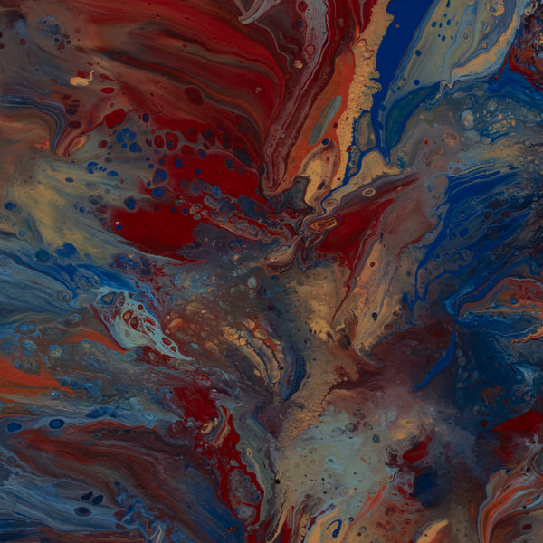 "Flash," original painting, 30" x 15"