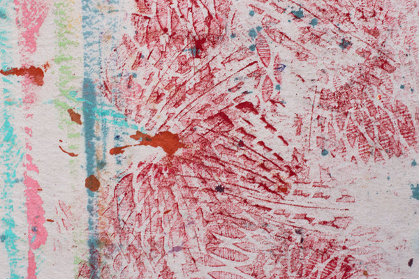 "Blue Stripes," original painting, 36" x 24"