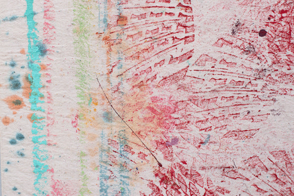 "Blue Stripes," original painting, 36" x 24"