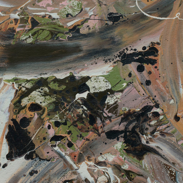 "Dancing with the Devil" original painting, 36" x 48"