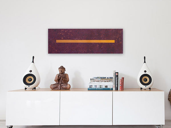 "Illumination," original painting, 36" x 12"