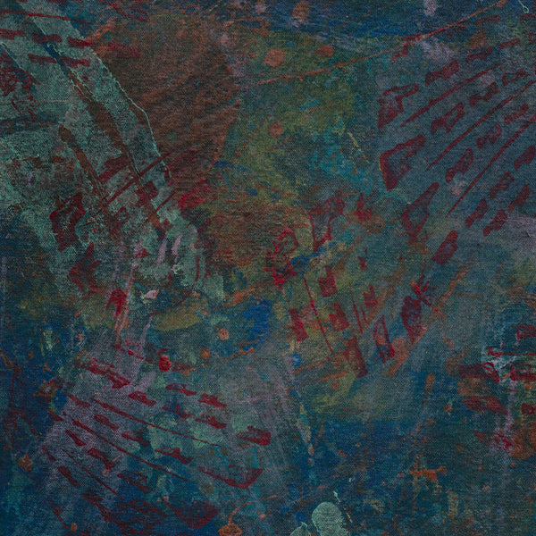 "Submerged," original painting, 36" x 48"