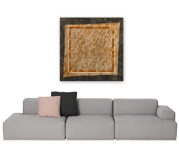 "Any Port in a Storm," original art, 36" x 36"