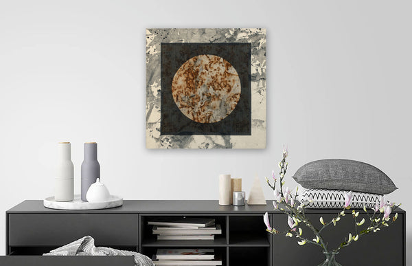 "Microcosm," original art, 18" x 18"