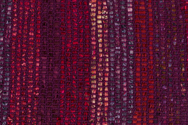 Handwoven Tablerunner, Burgundy-Purple, 14" x 44"