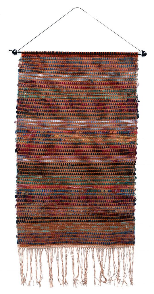 Sakiori Wall Hanging, "Gold," 20.5" x 33.5"