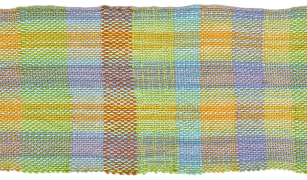 Handwoven Scarf, "Daffodil," 8 x 75 inches