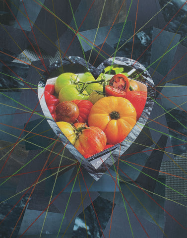 Cassandra Tondro, "Summer Bounty," collage art