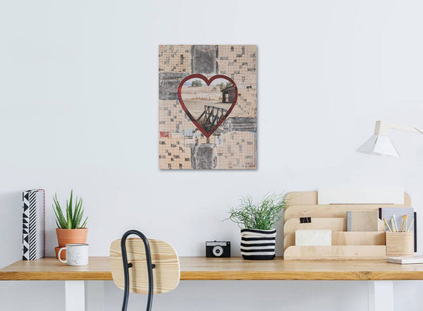 Cassandra Tondro, "Crossroads," collage art