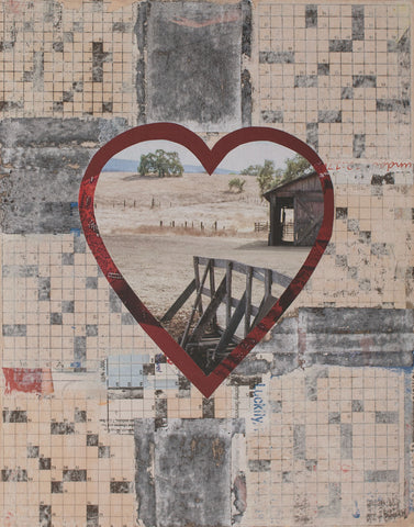 Cassandra Tondro, "Crossroads," collage art