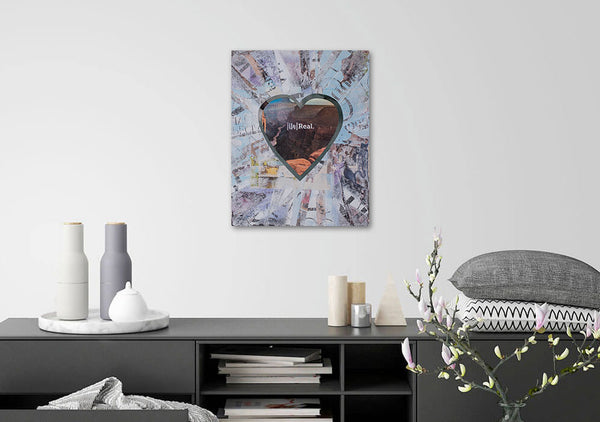 Cassandra Tondro, "Unreal," collage art