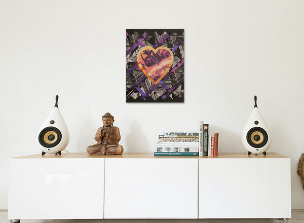 Cassandra Tondro, "American Gothic," collage art