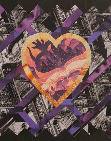 Cassandra Tondro, "American Gothic," collage art