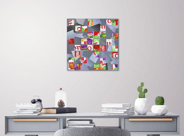 "There's Always Room for Jell-O," original collage, 12" x 12"