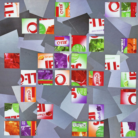 "There's Always Room for Jell-O," original collage, 12" x 12"