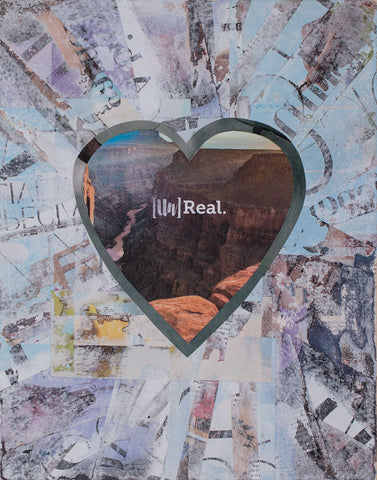 Cassandra Tondro, "Unreal," collage art