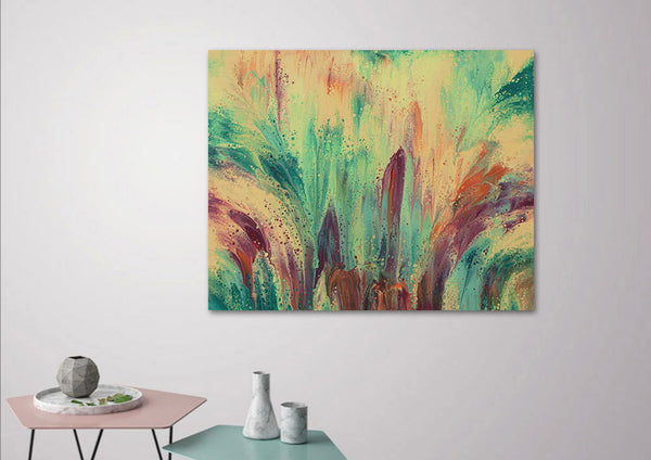 "Then There Was Life," original painting, 24" x 30"
