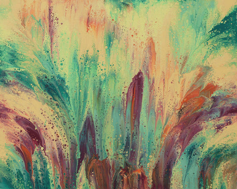 "Then There Was Life," original painting, 24" x 30"