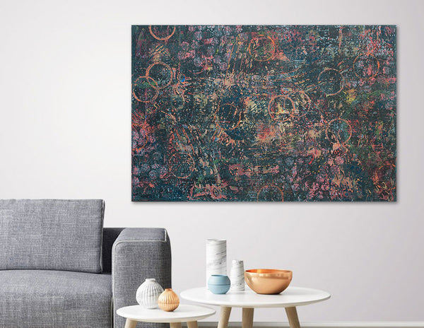 Cassandra Tondro, "Monkey Mind," abstract art