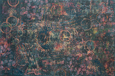Cassandra Tondro, "Monkey Mind," abstract art