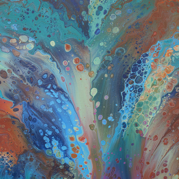 "Emergence," original painting, 30" x 24"