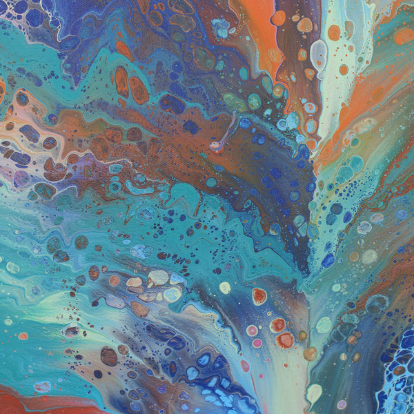 "Emergence," original painting, 30" x 24"
