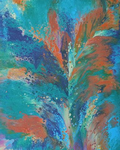 "Emergence," original painting, 30" x 24"