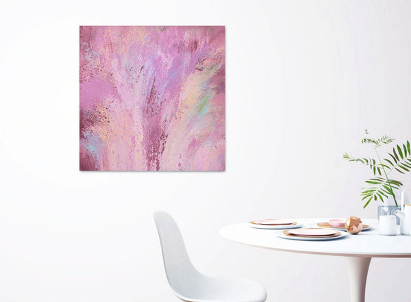 "Bloom Where You're Planted," original painting, 24" x 24"