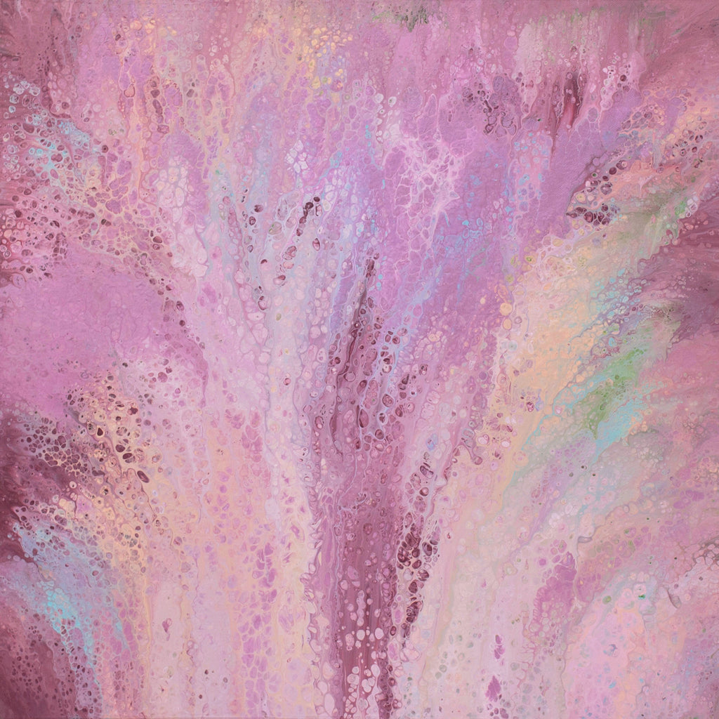 "Bloom Where You're Planted," original painting, 24" x 24"