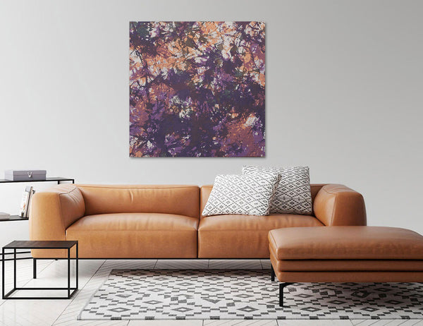 "Web of Life," original painting, 36" x 36"