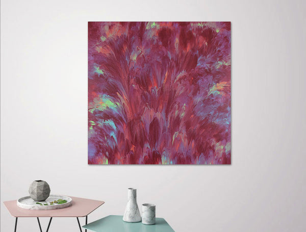 "Waves of Love," original painting, 30" x 30"