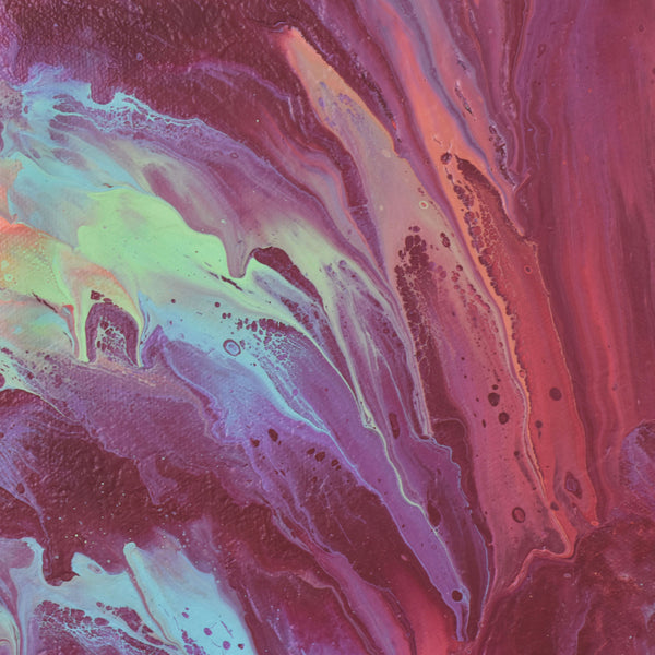 "Waves of Love," original painting, 30" x 30"