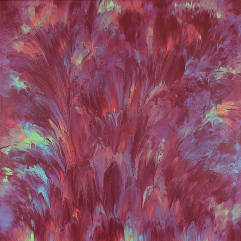 "Waves of Love," original painting, 30" x 30"