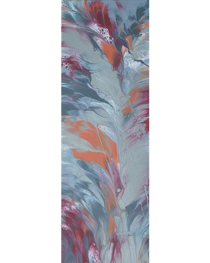 "Effervescent," original painting, 24" x 8"