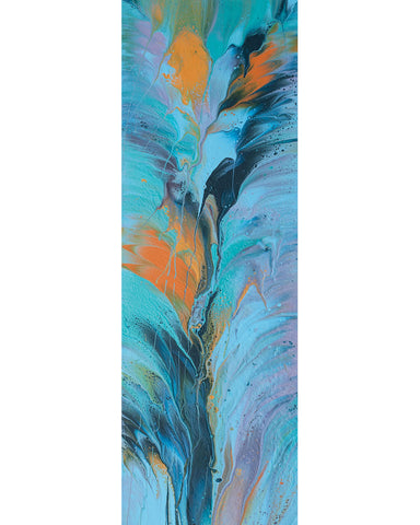 "Dreamscape," original painting, 24" x 8"