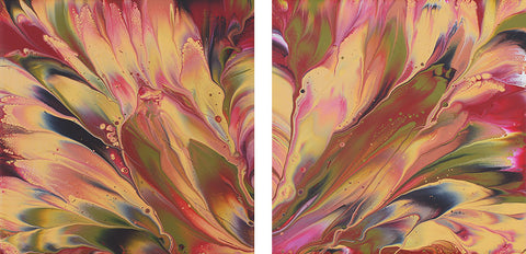 Cassandra Tondro, "Reveal," contemporary flow painting